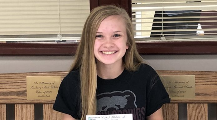 KUKU/Landmark Bank Athlete of the Week – Ashlyn Jones