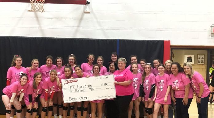$600 raised at Pink Out game