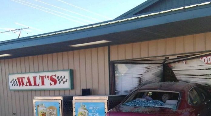 One injured after vehicle hits convenience store
