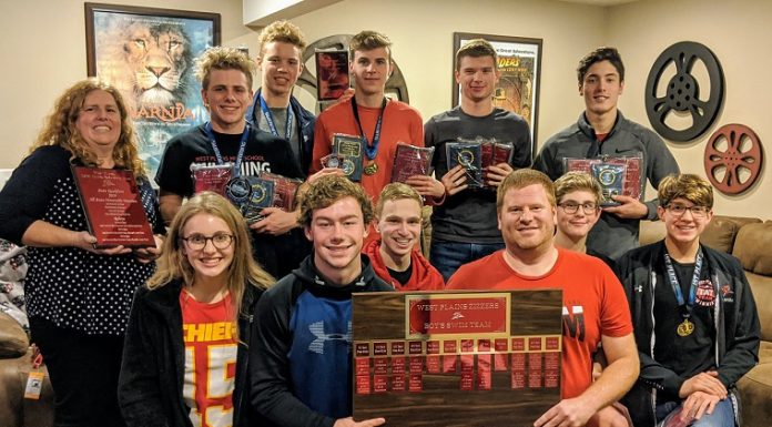 Zizzer Boys’ swimming end of season awards