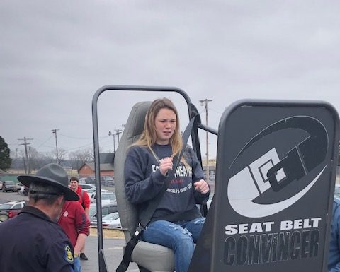 Seat belt awareness avent recently held at WP High School