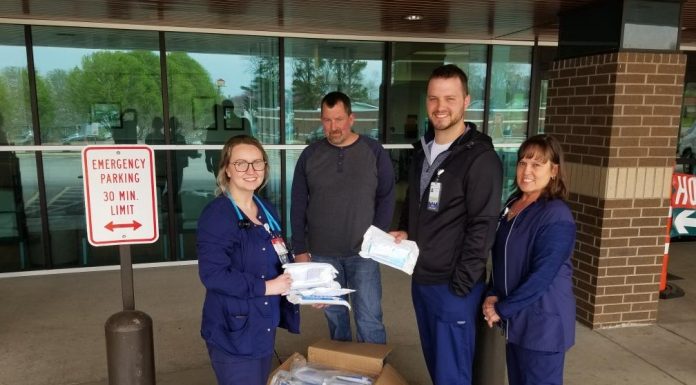Community organizations contribute personal protective equipment to OMC