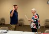 During Texas County Memorial Hospital’s June board of trustees’ meeting, newly elected board member Steve Pierce, was sworn into office by Omanez Fockler, vice-chairperson.