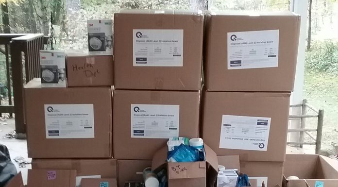 Shannon County first responders distribute PPE