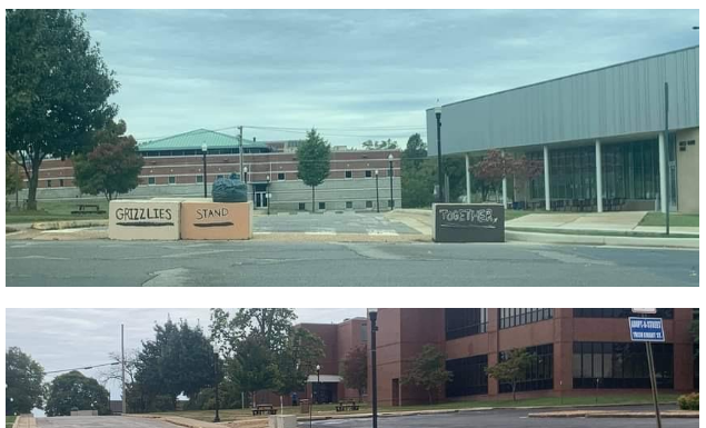 MSU-WP: Local students paint murals over vandalized property