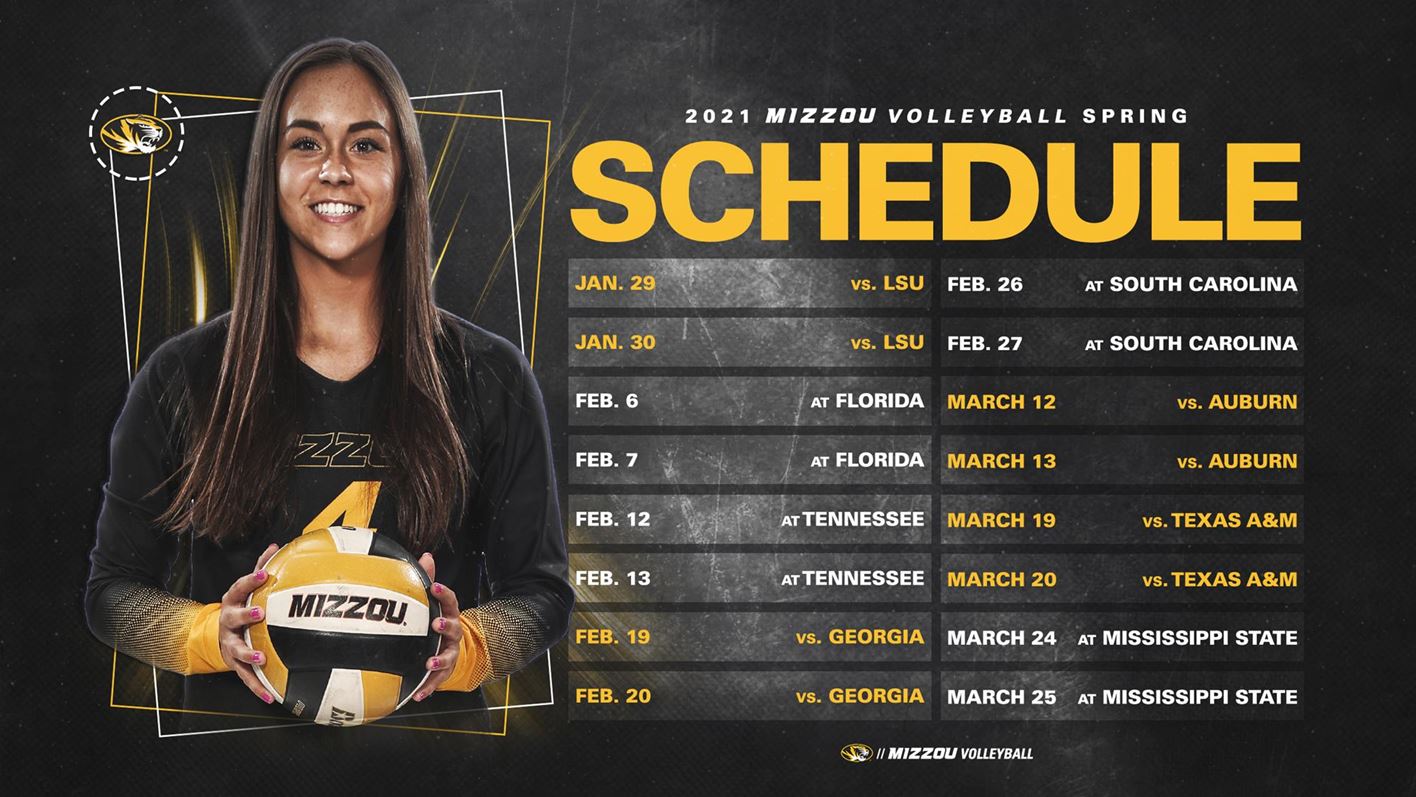 Mizzou Volleyball Announces Spring 2021 Schedule Ozark Radio News