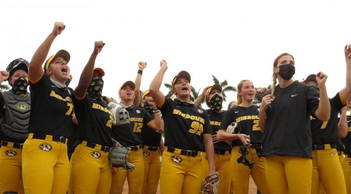 No. 21 Mizzou Softball Sweeps Doubleheader with Big Bats, Strong Pitching
