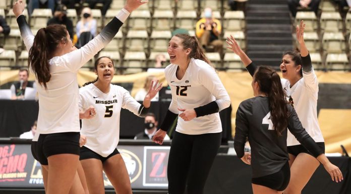 Mizzou Volleyball’s Deberg Named Week 7 SEC Overall & Offensive Player of the Week