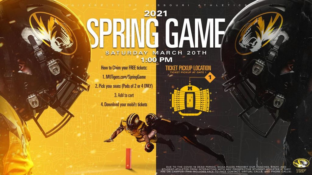 Details for Mizzou Football Spring Game Announced Ozark Radio News