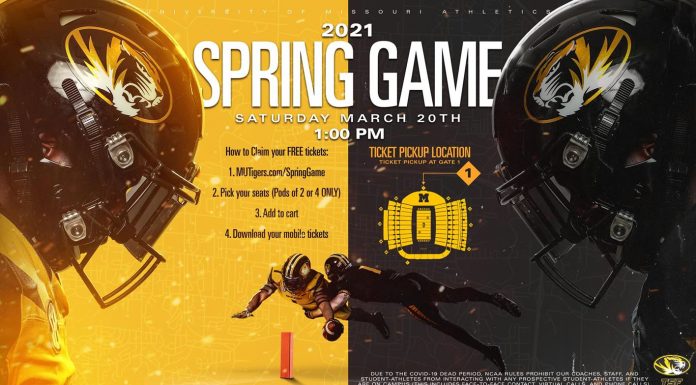 Details for Mizzou Football Spring Game Announced