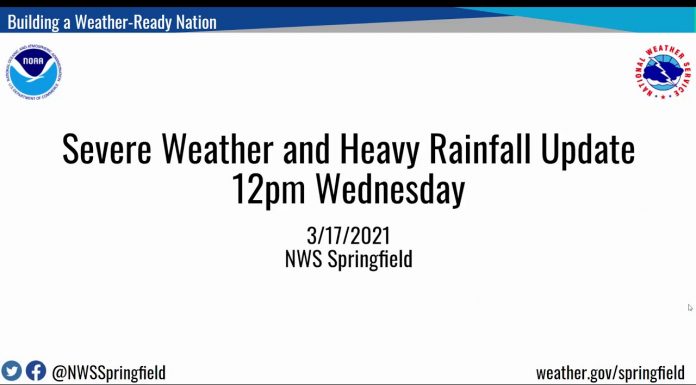 Severe Weather and Rainfall Update 12pm Wednesday