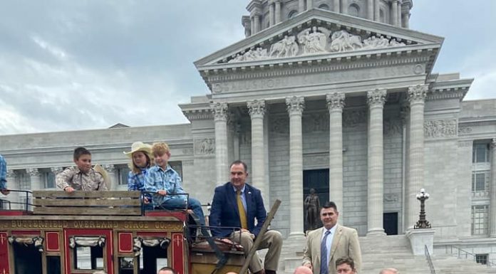 Journey Stagecoach receives proclamations from Mo. Senate, House