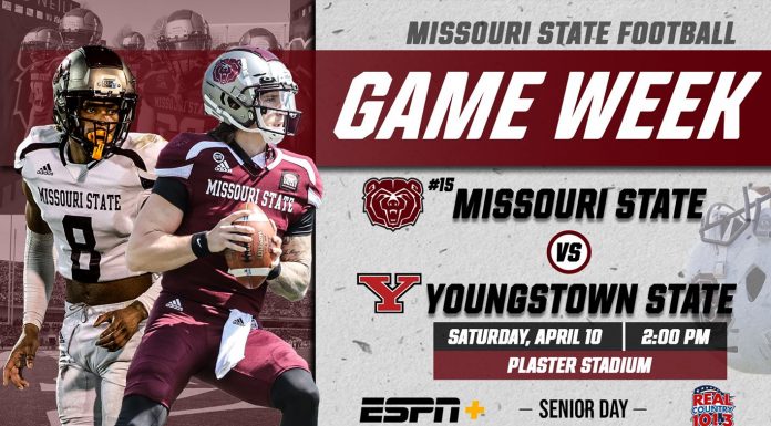 No. 15 Bears Set to Host Youngstown State on Senior Day