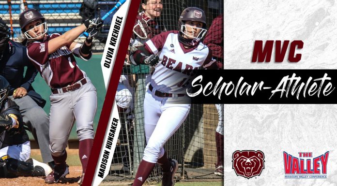 Softball Bears Duo Earn Valley Scholar-Athlete Honors