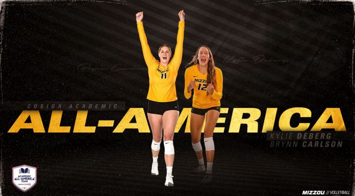 Kylie Deberg, Incomer Brynn Carlson Garner Academic All-America Honors