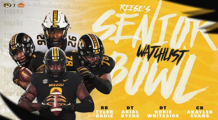 Four Tigers Named to Senior Bowl Watch List