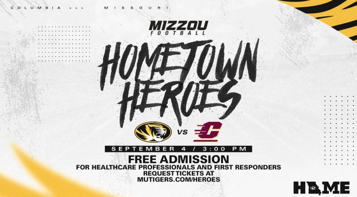 Mizzou Athletics to Recognize Hometown Heroes at Football Season Opener