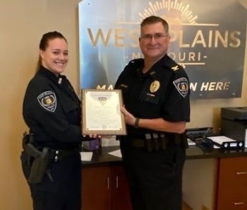 WPPD welcomes new officer Tessa Jens - Ozark Radio News