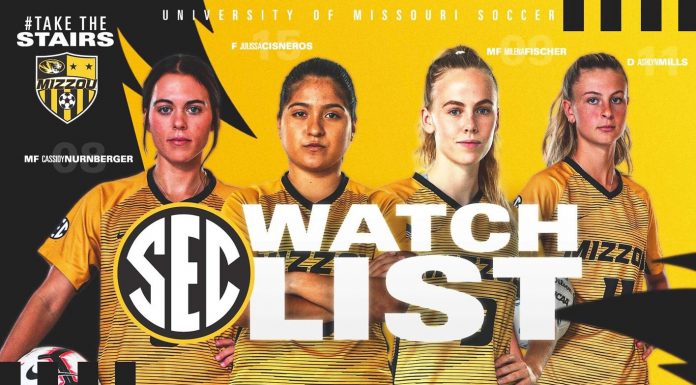 Four Tigers Named to SEC Soccer Preseason Watchlist