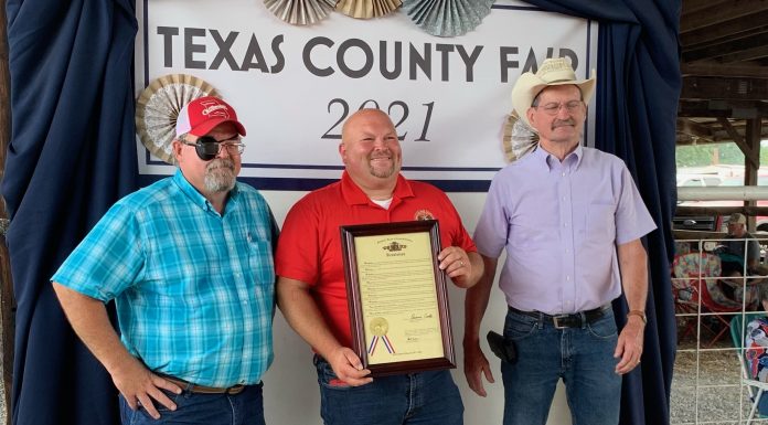 State Representative Bennie Cook Commemorates 175th Anniversary of Texas County