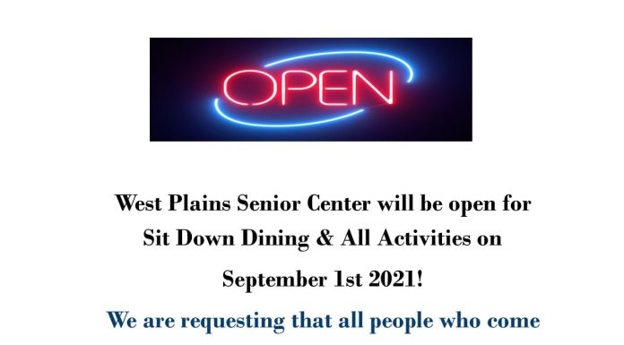 West Plains Senior Center offers dining, activities in September