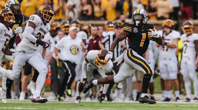 Mizzou Takes Control in Second Half to Down Central Michigan, 34-24