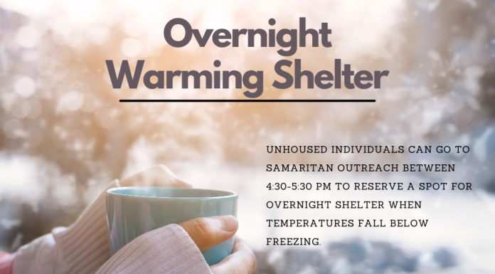 Regional Warming Shelters open as temps plunge this weekend