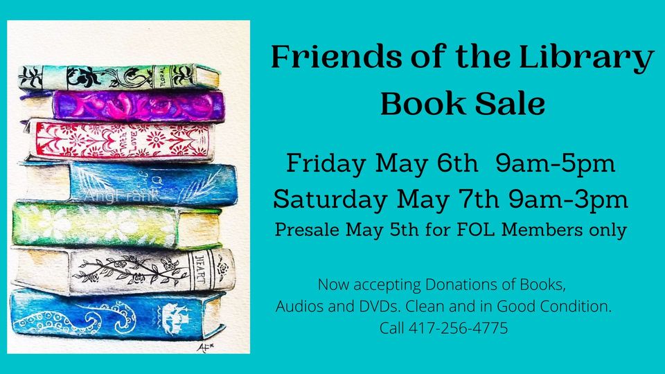 West Plains Public Library “Friends of the Library” Sale Coming Soon ...