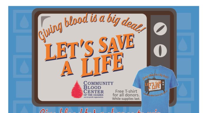 Ozarks Healthcare and Community Blood Center of the Ozarks to host Blood Drive June 17