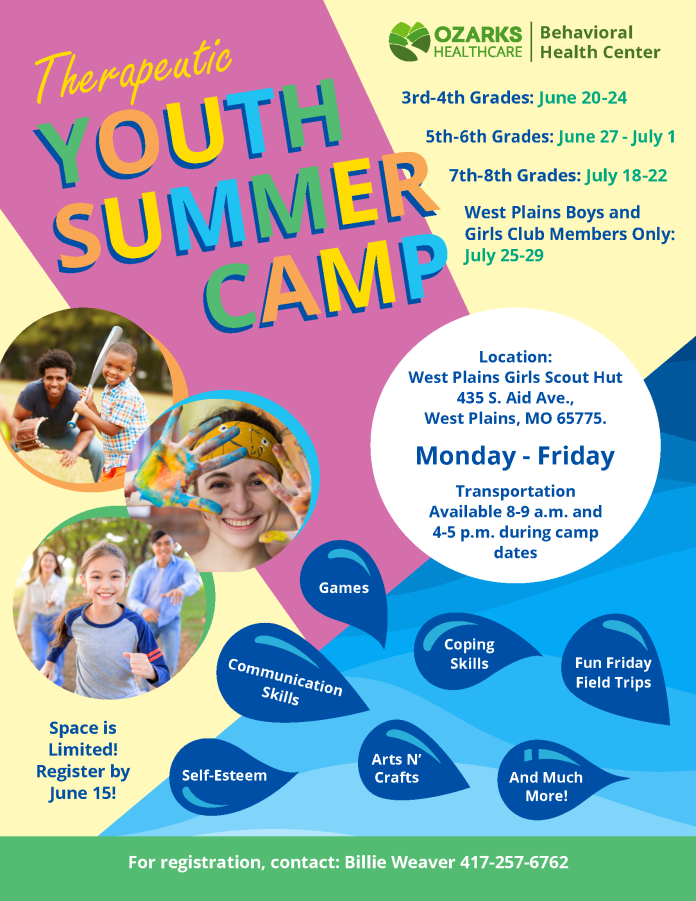 Youth summer camp flyer 5-17-22