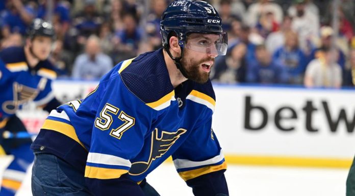 Perron wants to be back with Blues next season