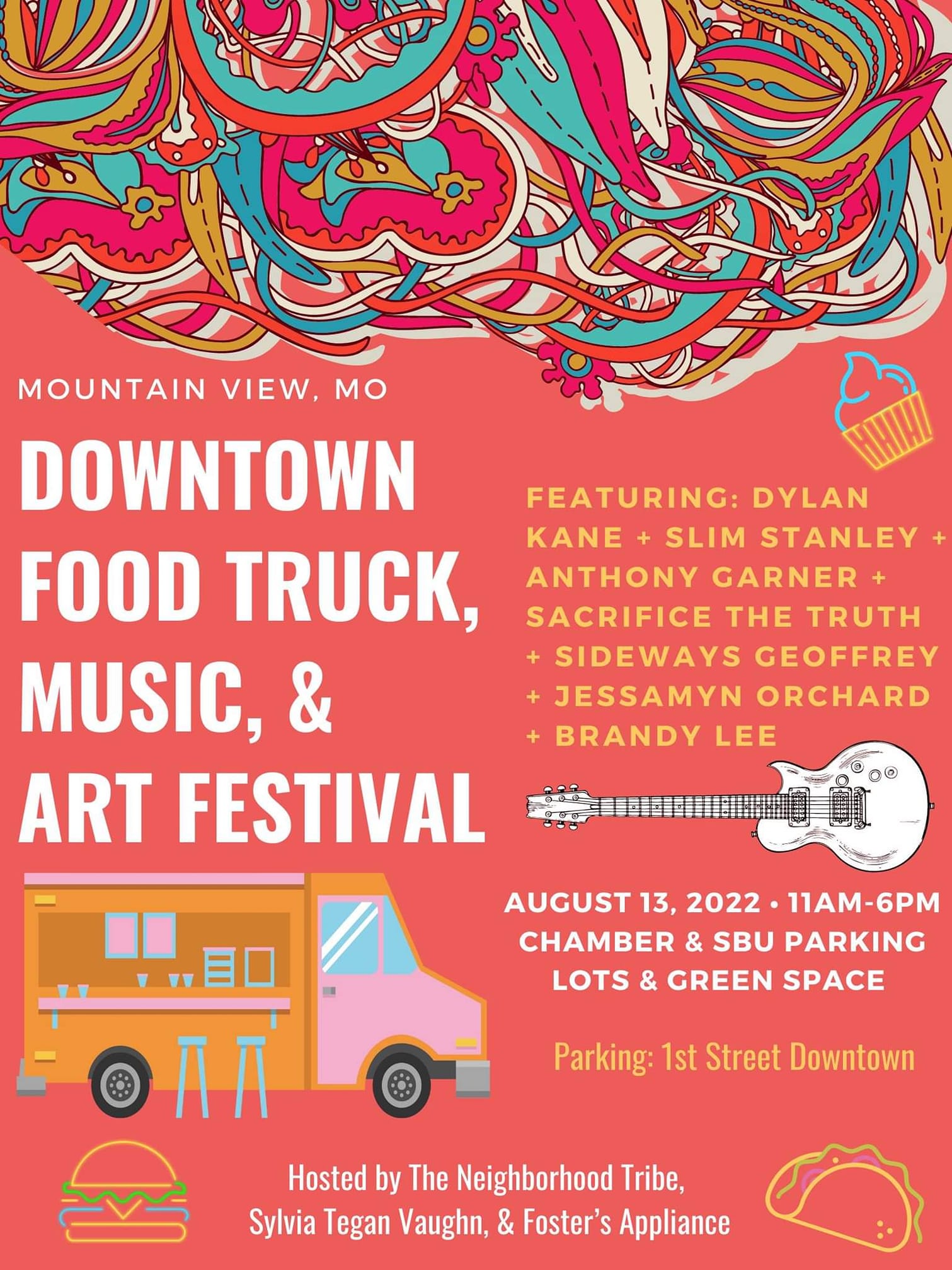 Downtown Food Truck, Music, and Art Festival August 13 in Mtn. View | Ozark  Radio News