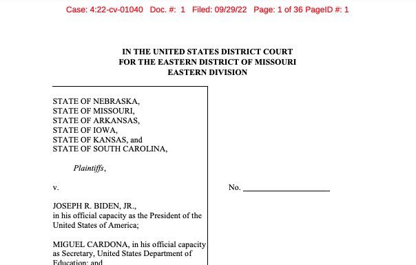Missouri & Arkansas Attorneys General and Four Other States File Suit Challenging Biden Administration’s Student Loan Cancellation Program