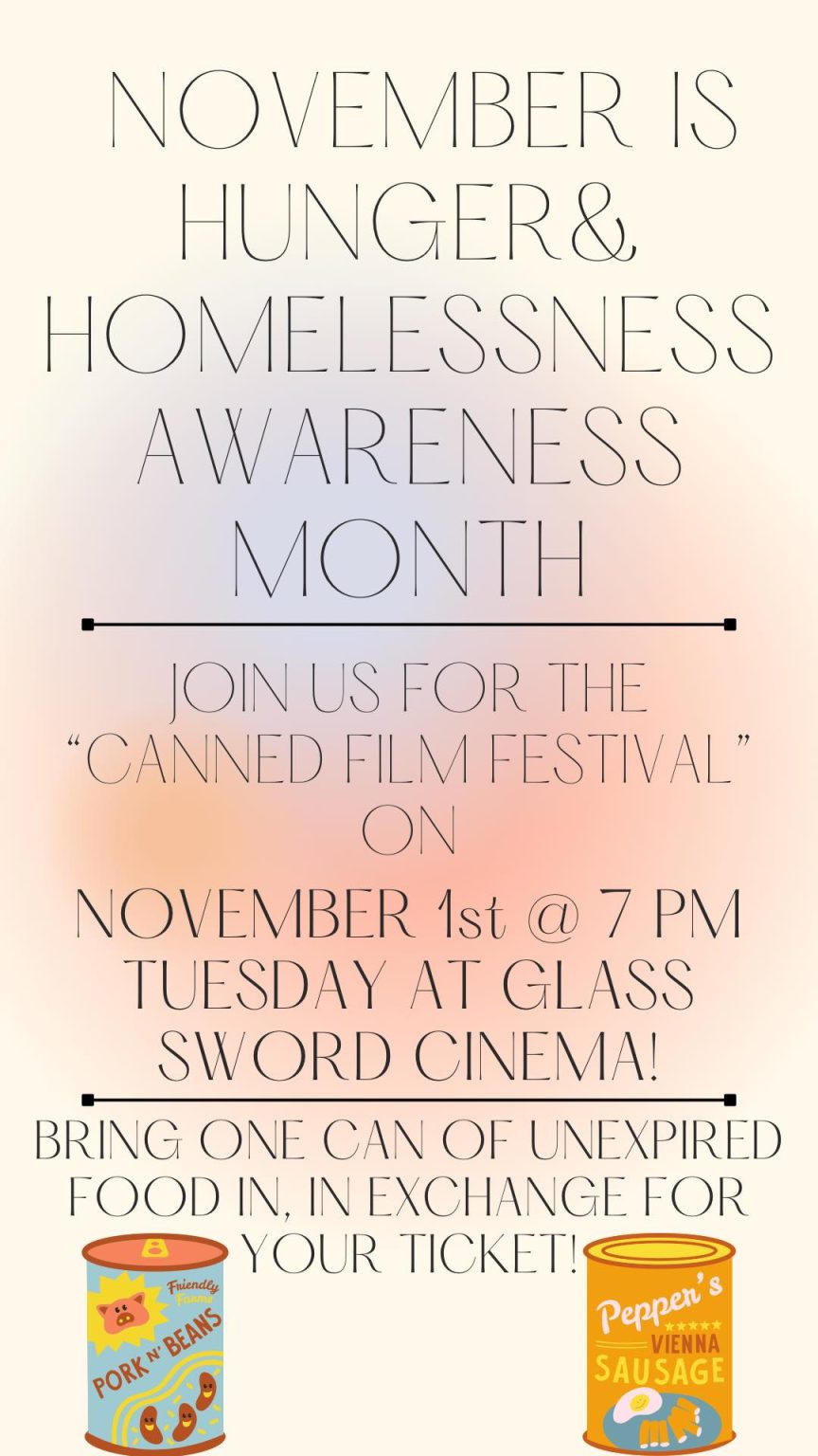 Glass Sword Cinema to Hold “Canned Film Festival” Event Ozark Radio News