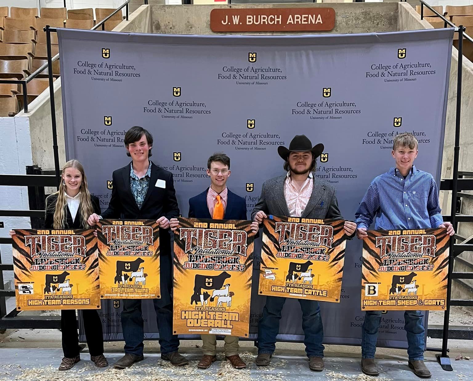 Woodstown High School FFA earns First Place Livestock Judging title 