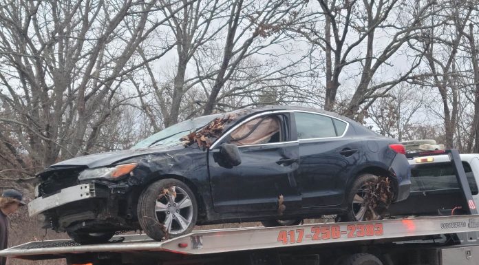West Plains Driver Flips Car Saturday Afternoon
