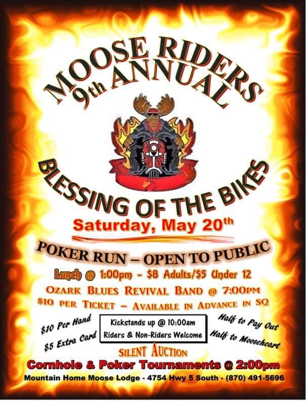 Mtn. Home Moose Riders To Host Bike Blessing - Ozark Radio News