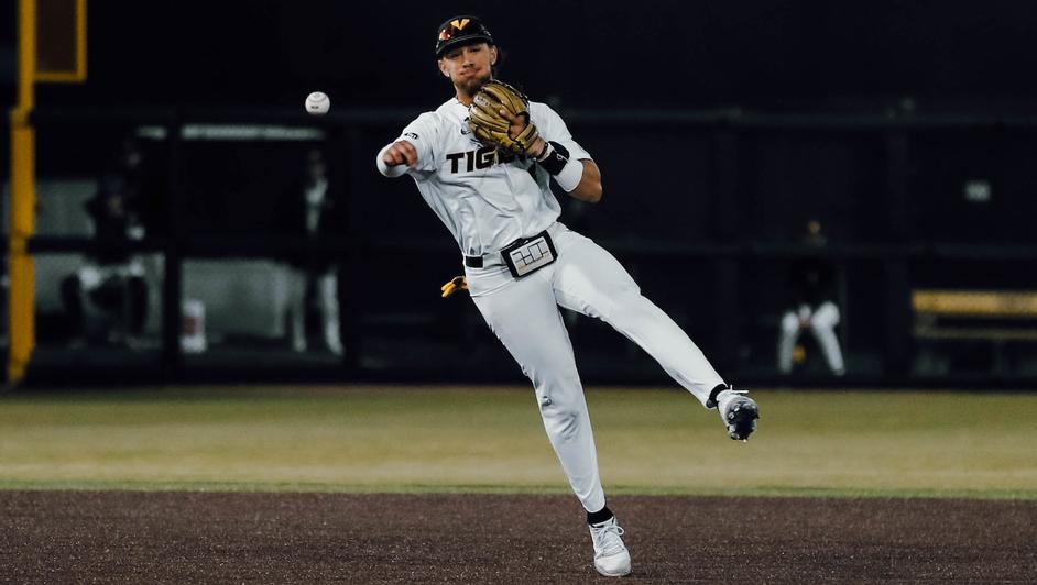 Missouri - NCAA Baseball : Logan Lunceford White Jersey