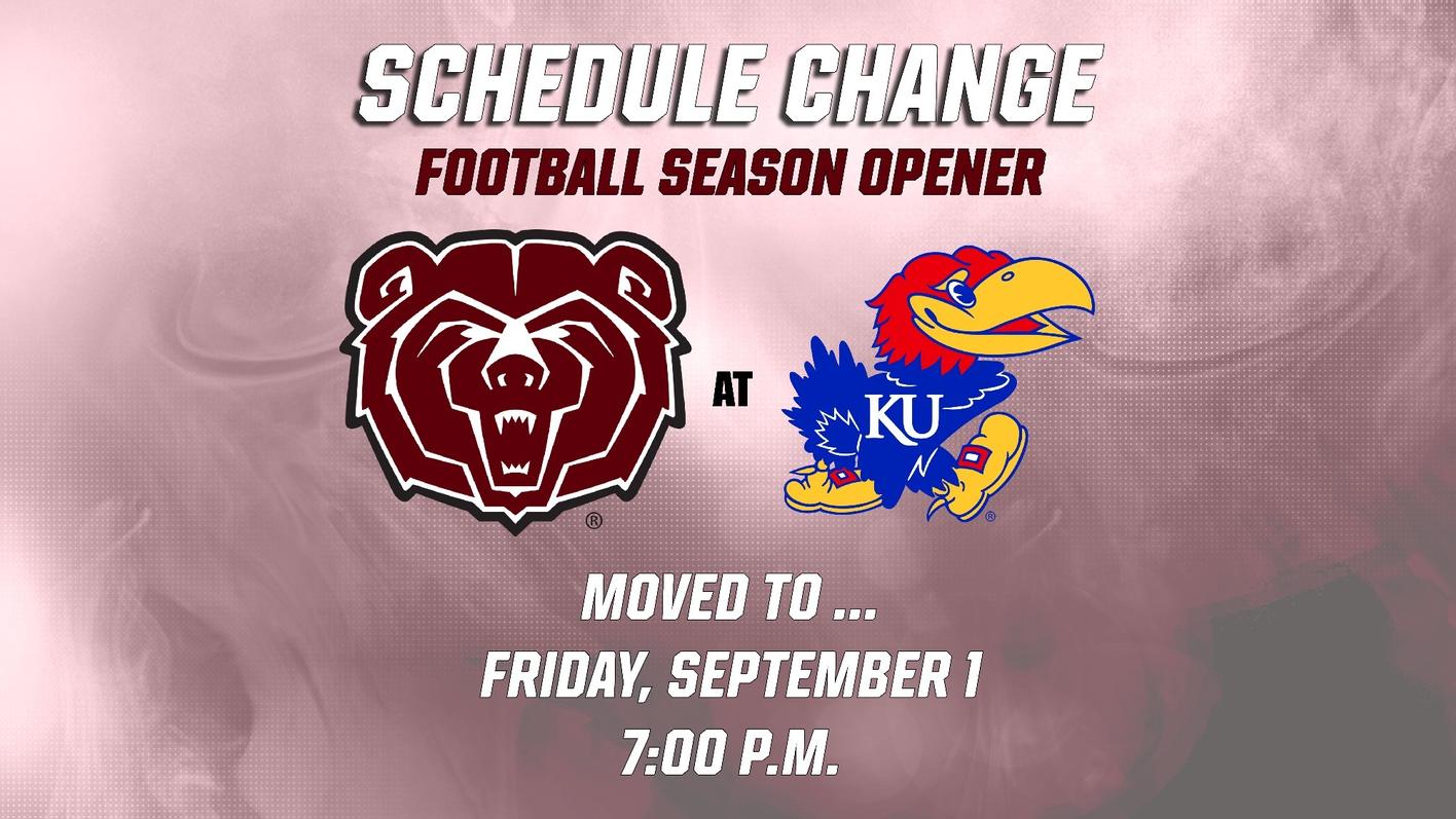 Football Opener at Kansas Moved to Sept. 1 Ozark Radio News