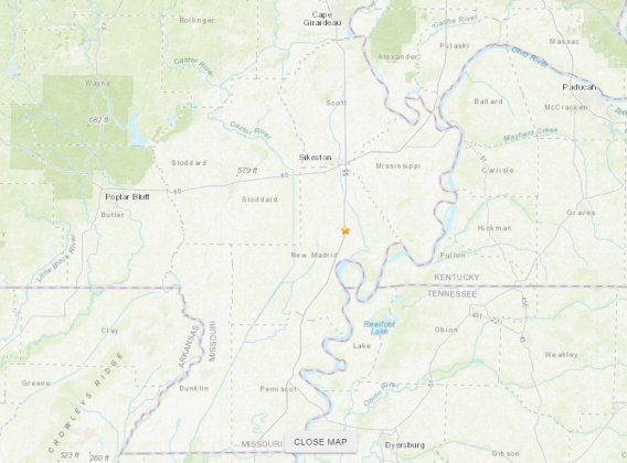 Earthquake Reported in Southeastern, MO. - Ozark Radio News