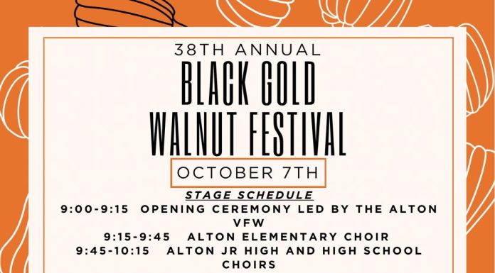Alton Black & Gold Walnut Festival Taking Place This Weekend