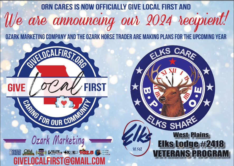 Give Local First announces Elks Lodge 2418 Veterans Program as 2024