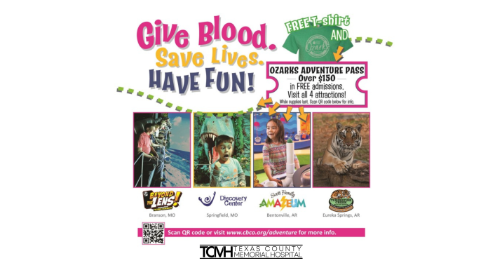 TCMH to Host Blood Drive March 15th