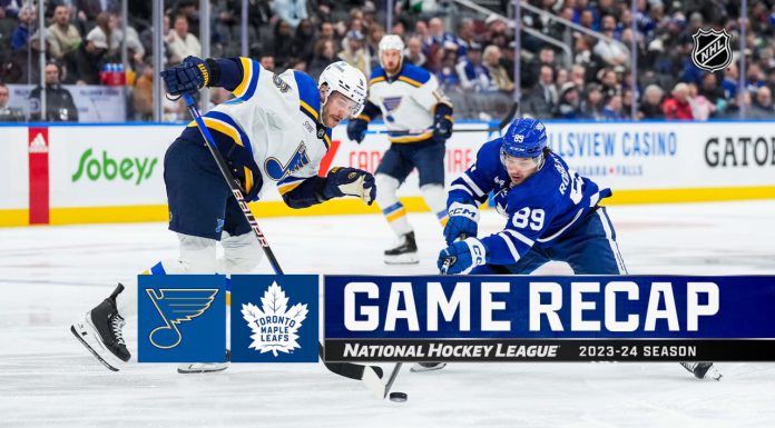 McMann sparks shorthanded Maple Leafs past Blues