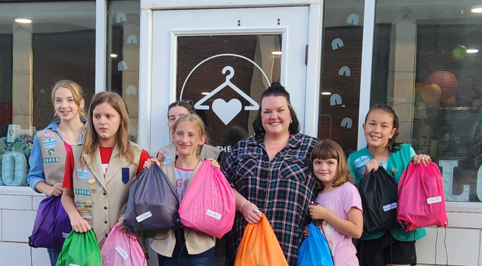 Girl Scouts Give Care Package Bags to The Chaos Closet for Kids in Foster Care