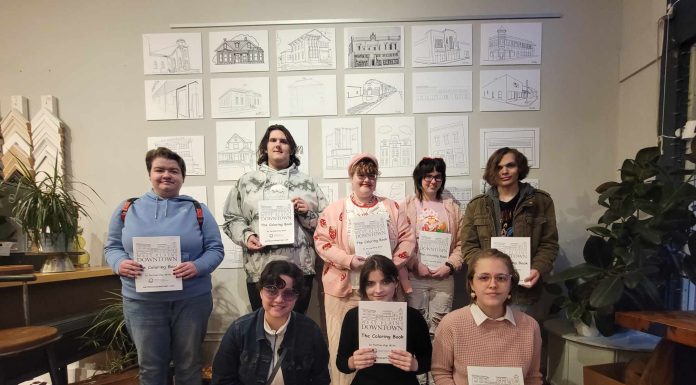 West Plains Downtown Unveils New Coloring Book is Finished