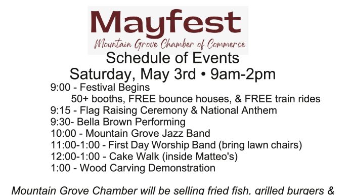MayFest Coming to Mountain Grove in May