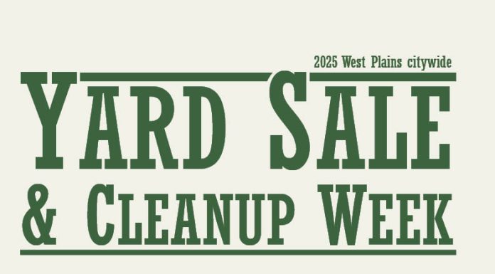 West Plains, Willow Springs City Wide Yard Sales This Week
