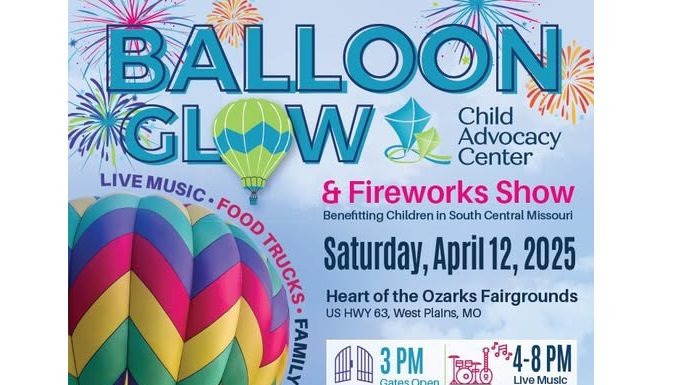 Balloon Glow and Fireworks Show This Afternoon in West Plains