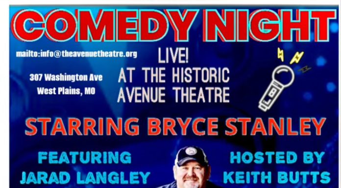 Comedian Bryce Stanley to Perform Saturday